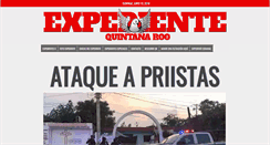 Desktop Screenshot of expedientequintanaroo.com